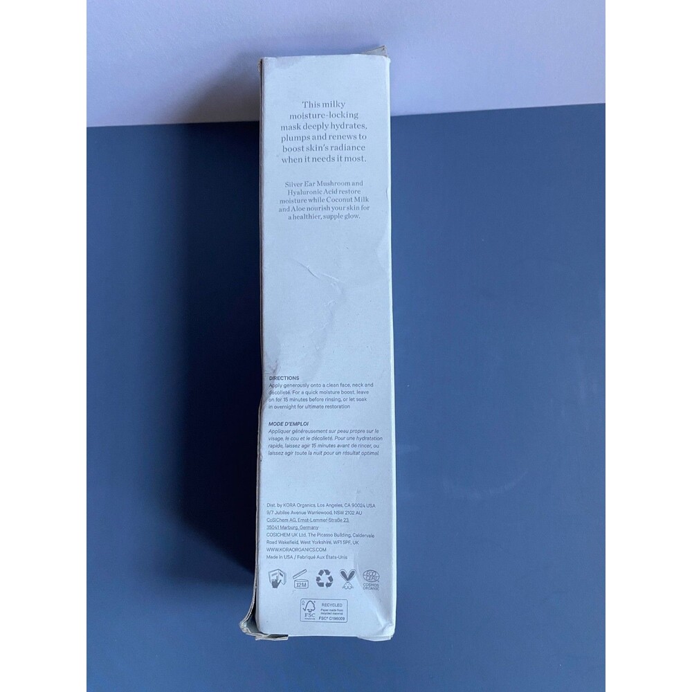 Kora Organics Milky Mushroom Ultra-Hydrating Mask 100ml. New Sealed in Box - Picture 5 of 7